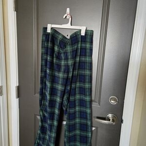 Wondershop Green & Navy Plaid Jogger Pants